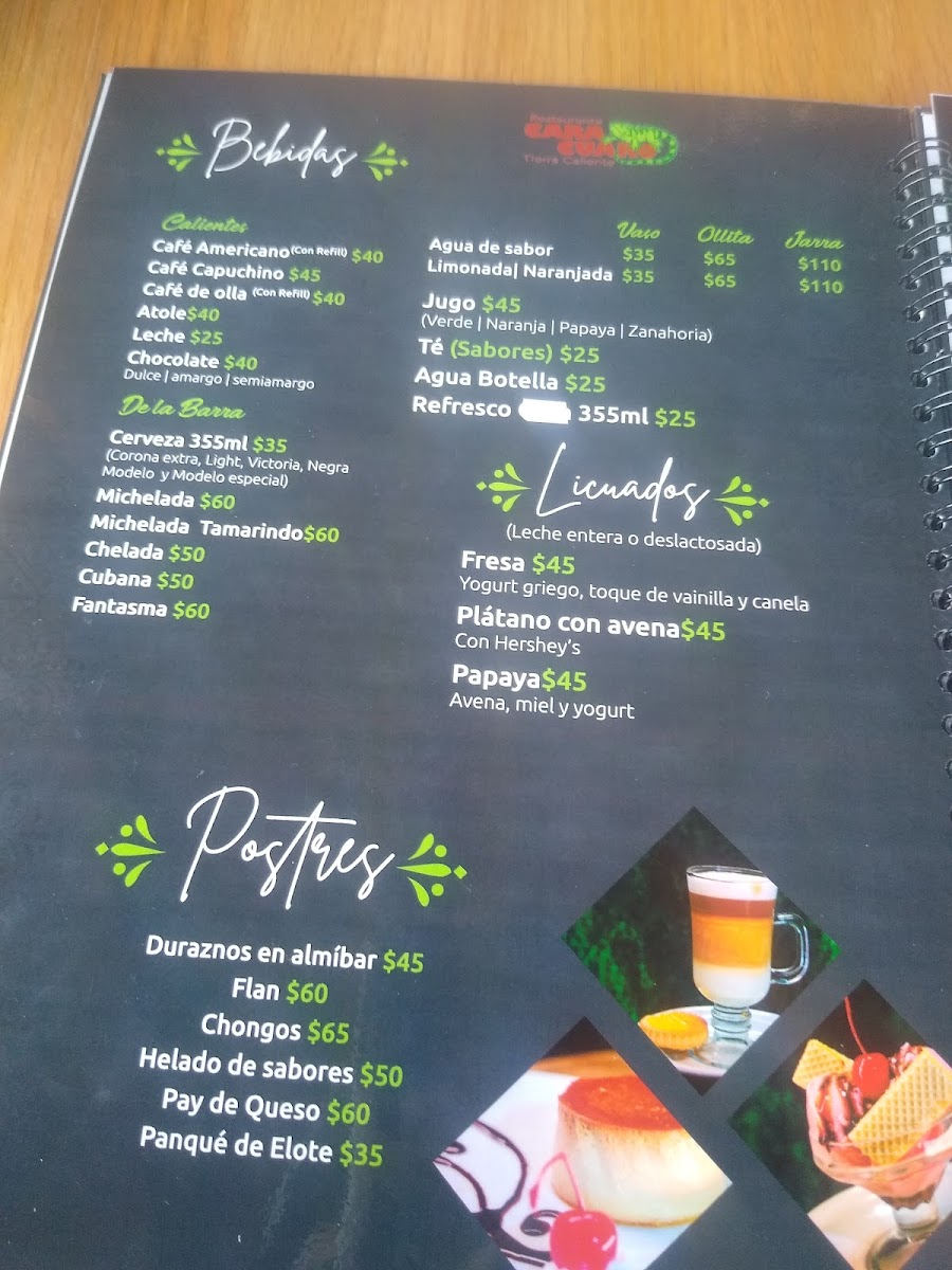Restaurante Caracuaro Menu - Image 3