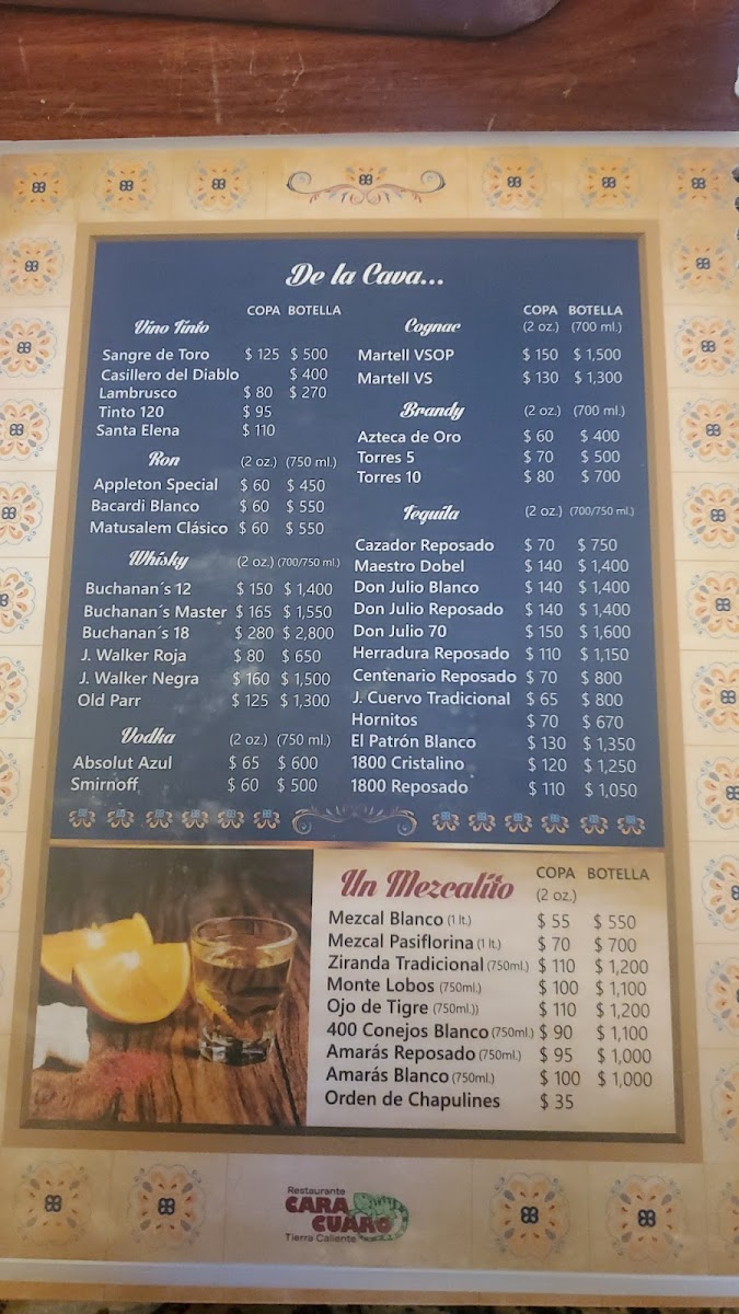 Restaurante Caracuaro Menu - Image 5